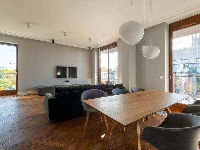Piękny apartament z tarasem, 90 m2, Powiśle, 3 pok Warszawa