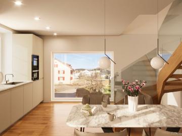 Pintenwirtschaft neue 3.5 Zimmer Maisonettewohnung in geschichtsträchtigen Haus
