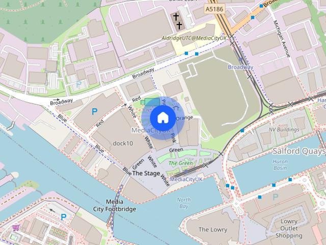 Pink, Media City UK, Salford, Greater Manchester, M50