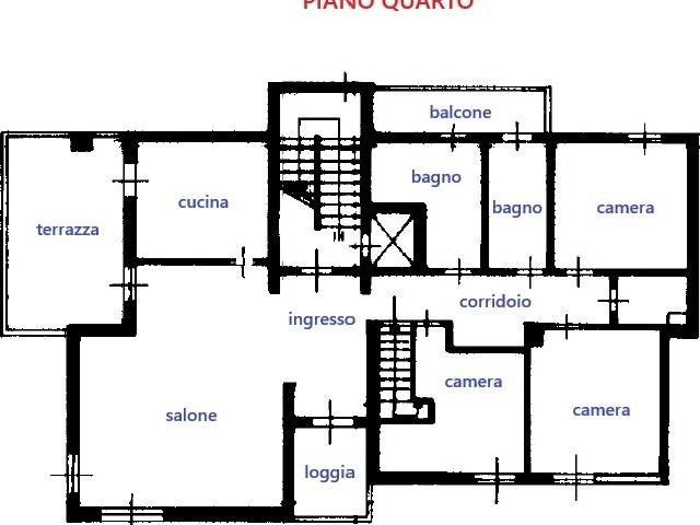 piazza caduti 25 5 vani 220mq