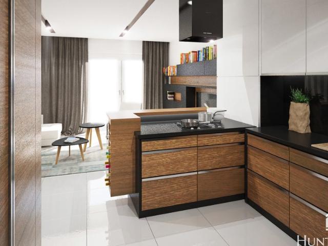 Nowoczesny dom 193 m² w otulinie lasu, garaż, ogród