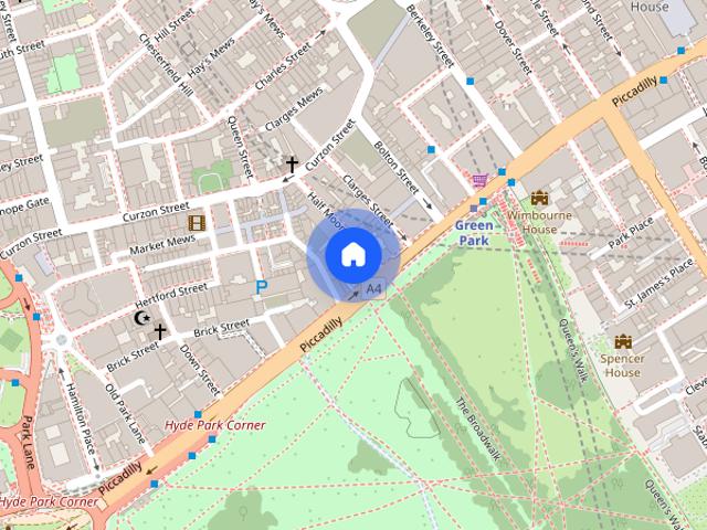 Piccadilly, mayfair, London, W1J