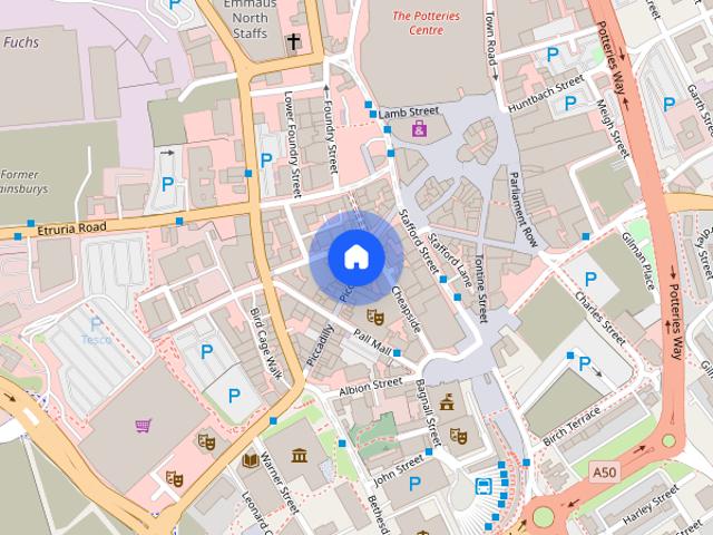 Piccadilly, Stoke on Trent, Staffordshire, ST1