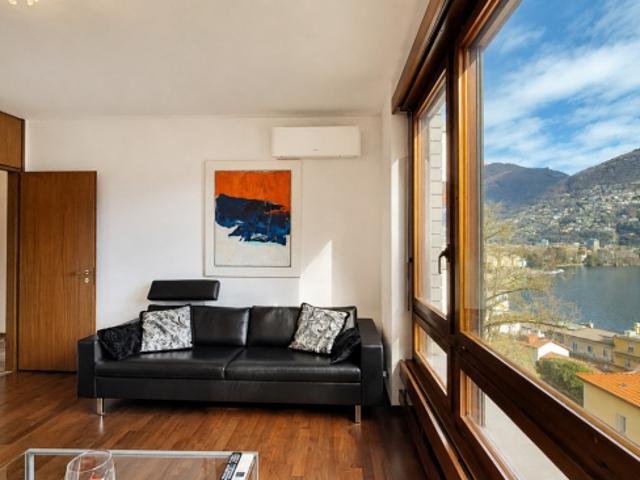 Pied à terre im Zentrum von Lugano mit dominanter Aussicht