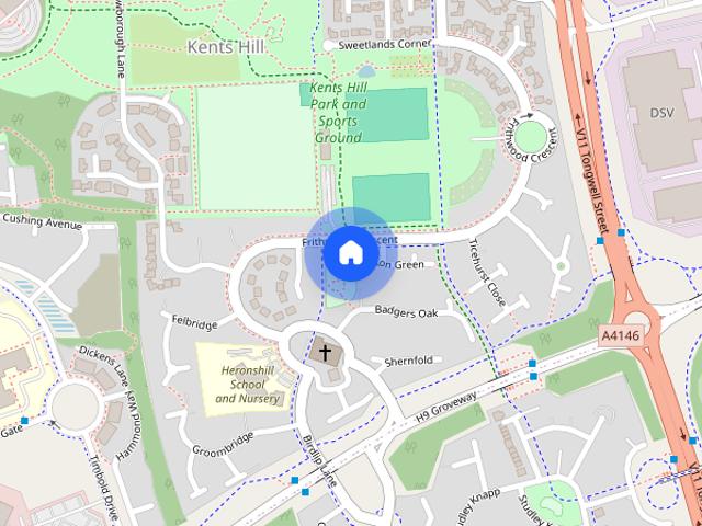Pipston Green, Kents Hill