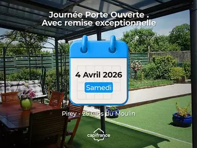 Pirey 25480 Achat / Vente maison 8 pièces t8 jardin terrasse