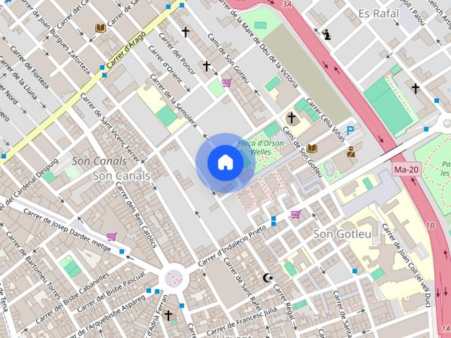 Piso moderno con 2 terrazas y parking en Palma Hasta 4 personas