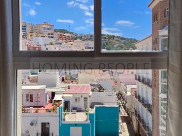 Piso céntrico muy bien equipado, con terraza y vistas