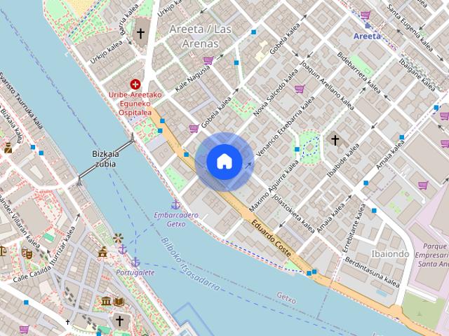 Piso de alquiler en Las Arenas, Getxo