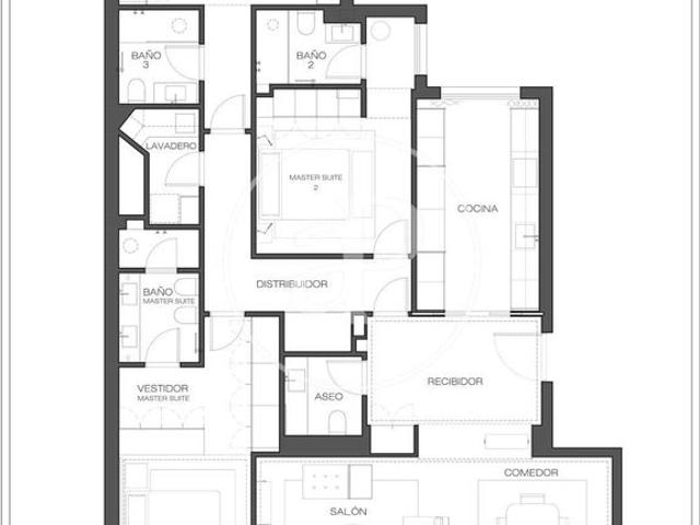 Piso de alto standing de 174 m2 en venta en Madrid, España
