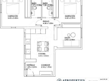 Piso de alto standing de 75 m2 en venta en Madrid, España