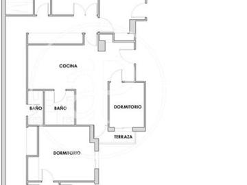 Piso en venta en Recoletos - Terraza