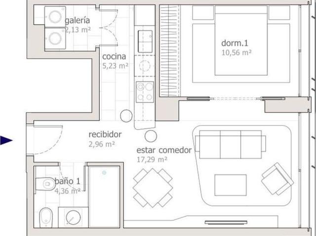 Piso de lujo de 57 m2 en venta en Alicante, España