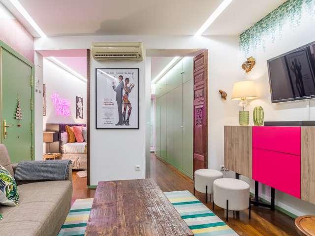 Piso de 1 dormitorio en alquiler en el centro de Madrid