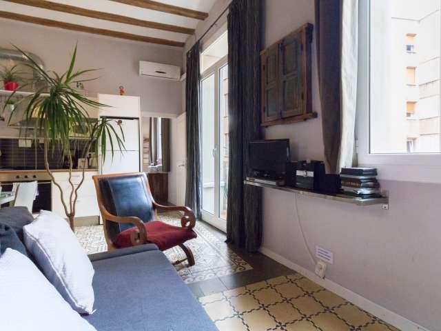 Piso de 1 dormitorio en alquiler en El Raval, Barcelona