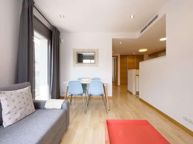 Piso de 2 habitaciones en alquiler en el Poblenou, Barcelona