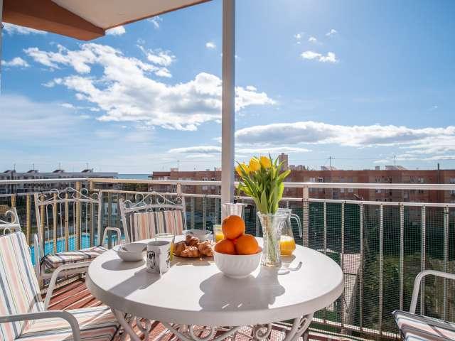 Piso de 3 habitaciones en alquiler en El Perellonet, Valencia