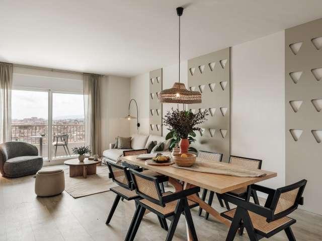 Se alquila apartamento de 3 habitaciones en Hostafrancs