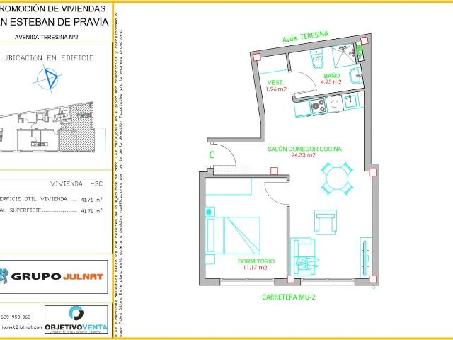 Piso en venta en Muros de Nalón. NUEVA CONSTRUCCIÓN EN SAN ESTEBAN DE PRAVIA. Pisos Muros de.