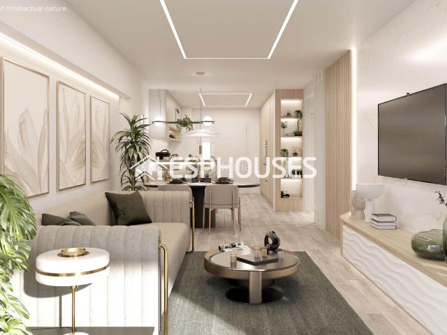 Piso en venta en Manga del Mar Menor La, Zona Galúa Calnegre. Apartamento de obra nueva, de 2 dormitorios, en primera línea del Mar Mediterráneo en La Manga del Mar Menor. Pisos Manga del Mar.