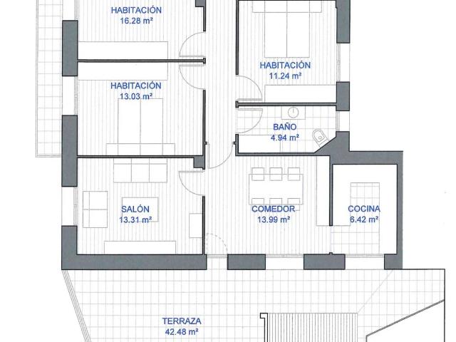 Piso en Venta en Mendebaldea Ermitagaña