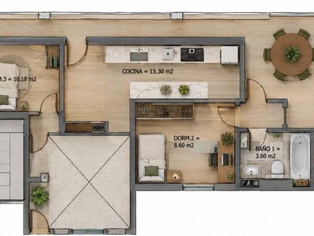 Piso en Venta en Montaña Zamora