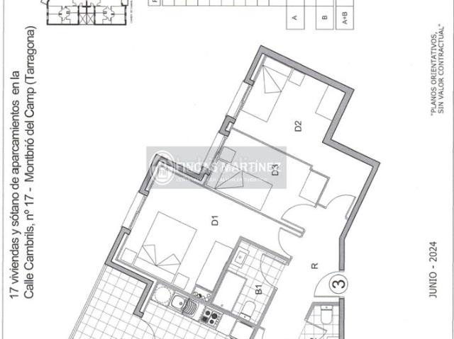 Piso en venta en Montbrió del Camp. se venden pisos y parquing de 3 habitaciones 2 baños en montbrio del camp con parquing. Pisos Montbrió del.
