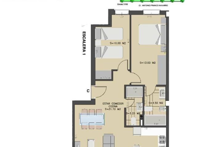 Piso en Venta en Nueva Almería Cortijo Grande Vega de Acá