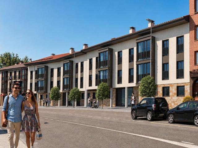 Piso en venta en Aguilar de Campoo. Obra nueva de 1 dormitorio con excelente distribución. Pisos Aguilar de.