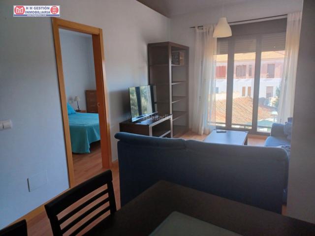Piso en venta en Alcázar de San Juan. Apartamento amueblado de un dormitorio con calefacción por gas, aire acondicionado en habitación y salón, PLAZA DE GARAJE y traste. Pisos Alcázar de San.