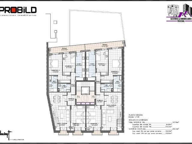 Piso en venta en Alcañiz. Obra Nueva en plaza Mendizabal, Alcañiz. Ref. PROM010123. Pisos.