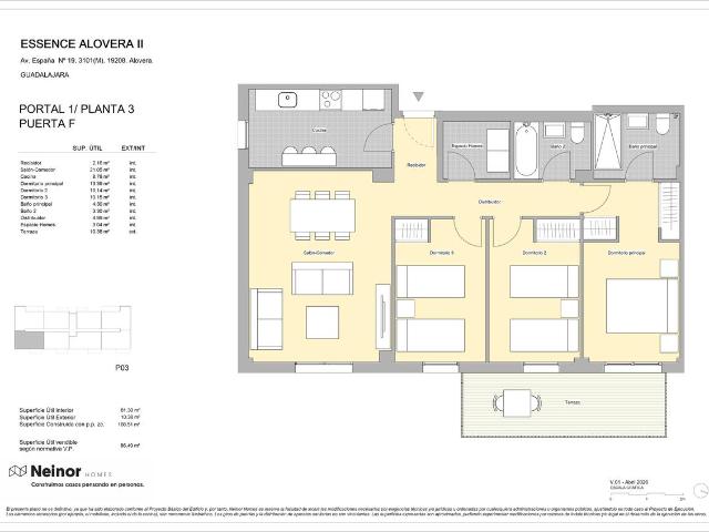 Piso en Venta en Alovera