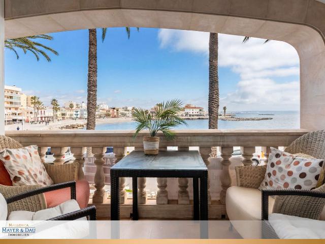Piso en venta en Baleares Palma de Mallorca, Cort. Palma Encantador piso con vistas al mar y a la playa, en el popular puerto de Portixol Obj.Nr. 9423. Pisos Palma de.