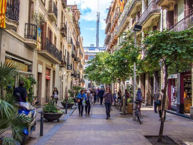 Piso en venta en Barcelona, Vila de Gràcia. Piso con terraza para reformar en Gracia. Pisos.