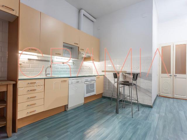 Piso en venta en Barcelona, El Poble Sec Parc de Montjuïc. Piso en venta en finca Regia en Poble Sec, techos altos 1 habitación antes 2. Pisos.
