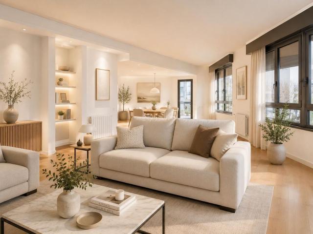 Piso en venta en Barcelona, Hostafrancs. Amplio piso con vistas despejadas junto a Plaza España. Pisos.
