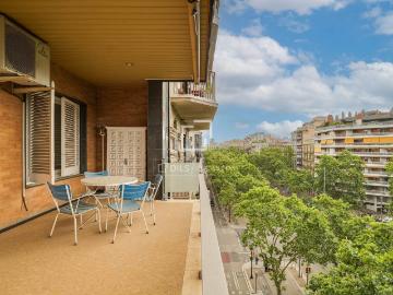 Piso en venta en Barcelona, La Nova Esquerra de l´Eixample. Apartamento con cinco dormitorios y terraza de 18m en venta en el Eixample Izquierdo, Barcelona. Pisos.