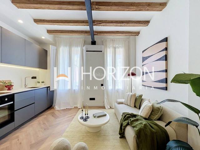 Piso en venta en Barcelona, Sant Antoni. Exclusivo piso de diseño con terraza sur y carácter histórico en la calle Parlament Sant Antoni. Pisos.