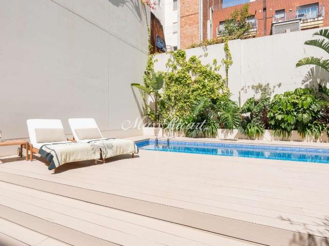 Piso en venta en Barcelona, Sant Gervasi Galvany. Exclusiva planta baja de obra nueva con jardín y piscina privada en Sant Gervasi 240m. Pisos.