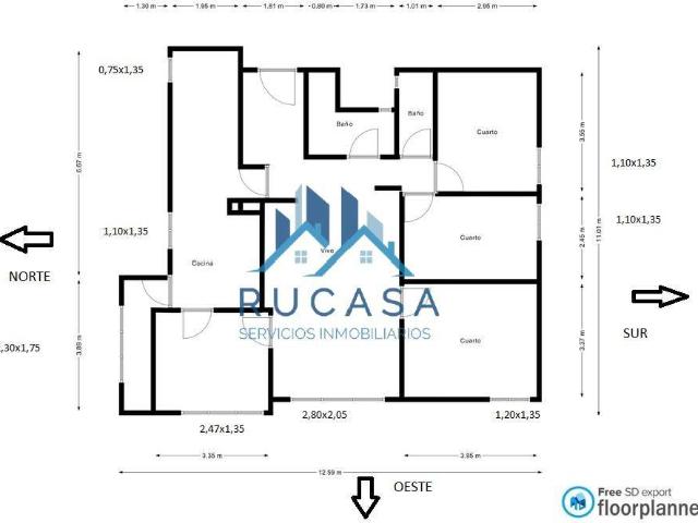 Piso en Venta en Cuatro Caminos