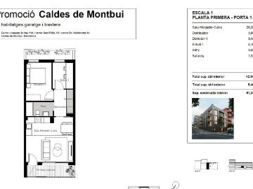 Piso en Venta en Caldes de Montbui