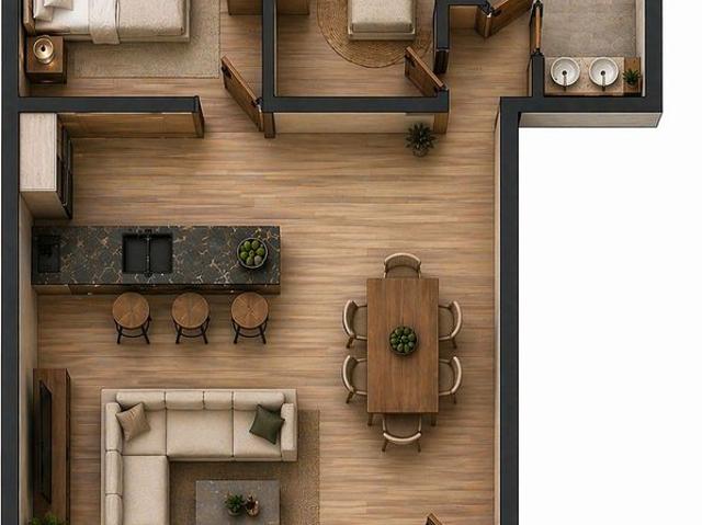 Piso en venta en calle Barcelona, Castellar del Vallès, de 52 m² 1 habitación por 165.000