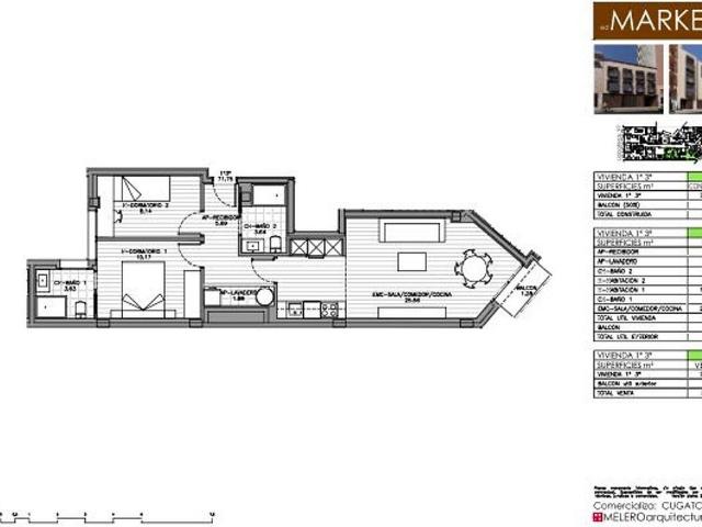 Piso en venta en calle Cal Gerer, Rubí, de 85 m² 2 habitaciones por 275.000