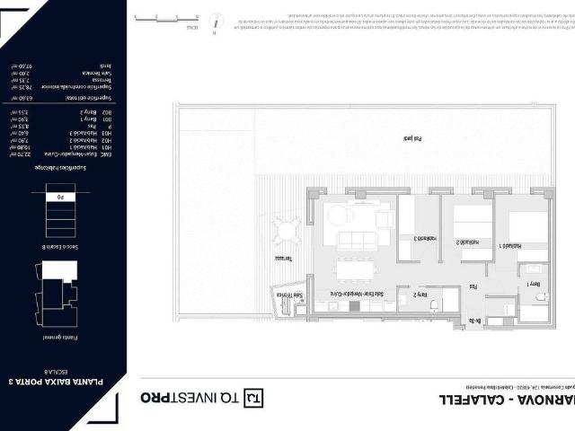 Piso en venta en calle Cosetania, Calafell, de 63 m² 3 habitaciones por 475.000