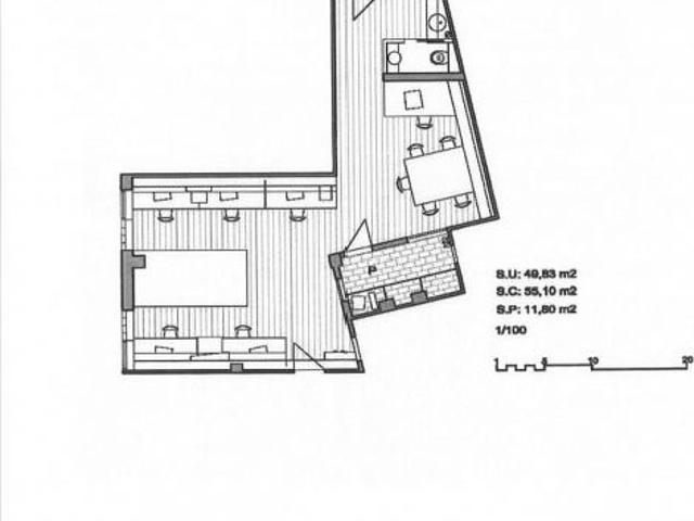 Piso en venta en calle De Benet Mateu, Barcelona, de 54 m² 1 habitación por 285.000