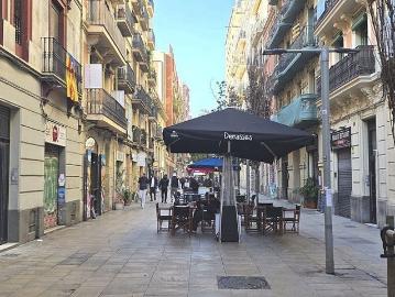 Sant Antoni, Barcelona, Lateral Gran Via de les Corts Catalanes, L'Antiga Esquerra de l'Eixample, Barcelona, Barcelona, Cataluña, Cataluña