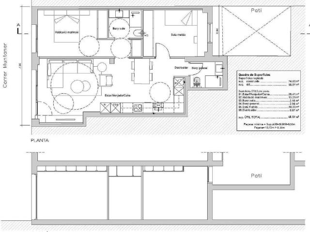 Piso en venta en calle De Lluís Vives, Sabadell, de 71 m² 2 habitaciones por 105.000
