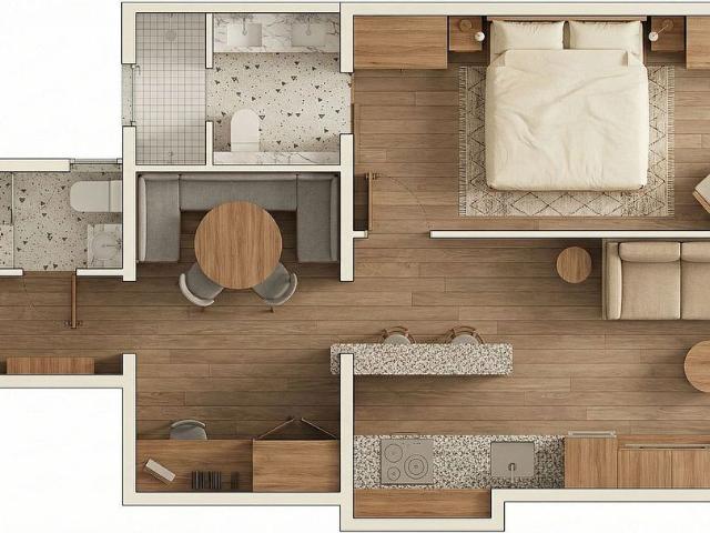 Piso en venta en calle De Provença, Barcelona, de 48 m² 1 habitación por 360.000