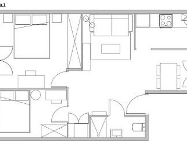 Piso en venta en calle De Vistalegre, Barcelona, de 58 m² 2 habitaciones por 160.000