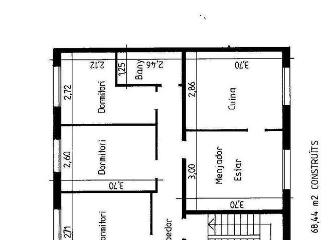 Piso en venta en calle Del Bruc, Vilanova del Camí, de 68 m² 3 habitaciones por 63.000